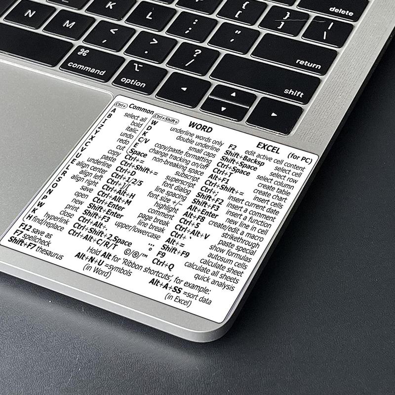 Keyboard Reference Shortcut Cheat Sheet Sticker Easy Reference - TikTok ...
