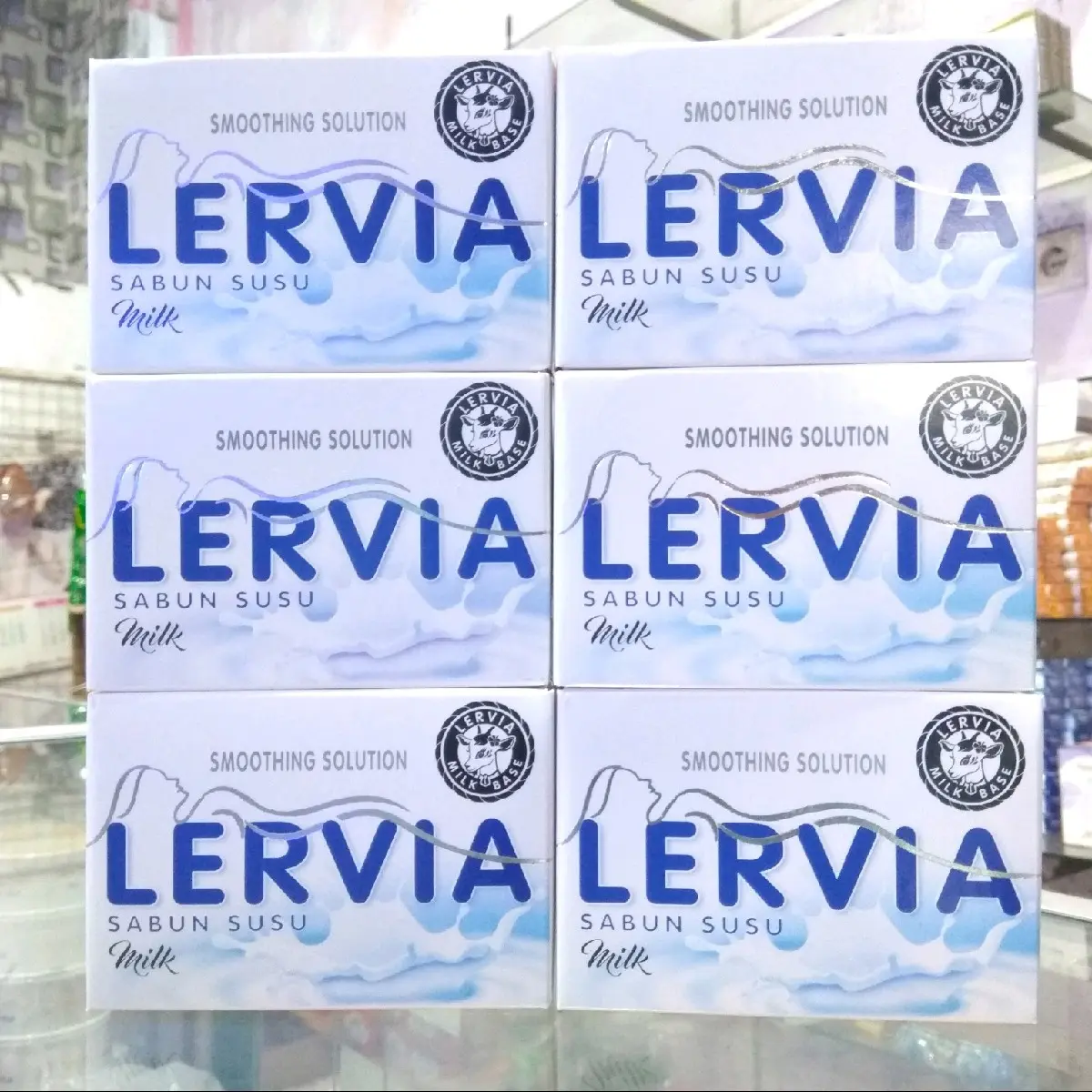 LERVIA Paket 6 Pieces Sabun Batang 90gr Soap