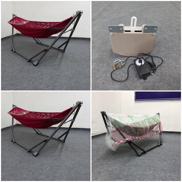 combo máy đưa võng mini+bộ võng mini+mùng 3