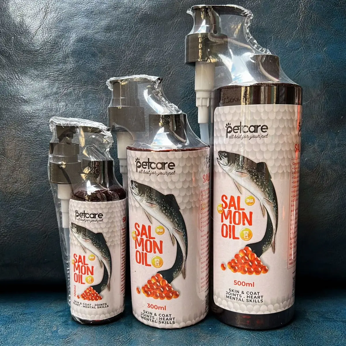 Dầu Cá Hồi PetCare chứa Omega 3-6-9, tăng cường đề kháng và dưỡng lông cho Chó Mèo, vitamin & thực phẩm bổ sung