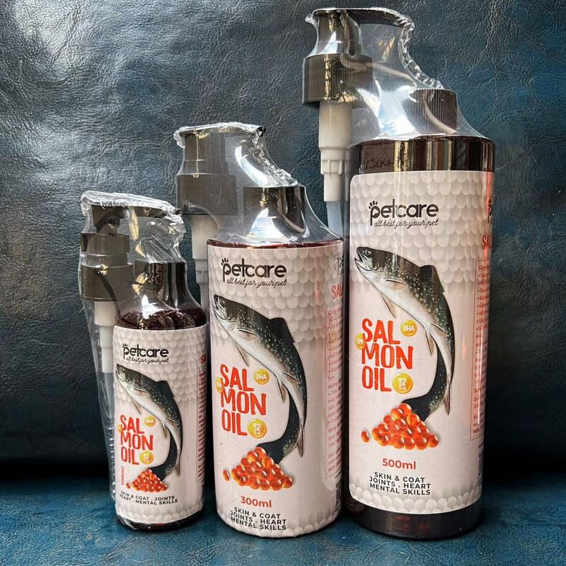 Dầu Cá Hồi PetCare chứa 5000MG Omega 3, tăng cường đề kháng và dưỡng lông cho Chó Mèo, vitamin & thực phẩm bổ sung