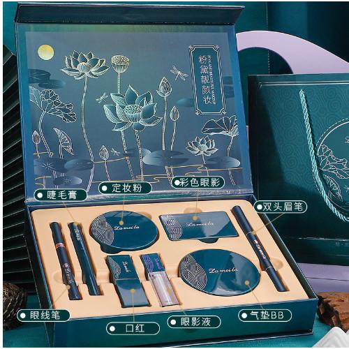 Bộ Trang điểm 8 món nội địa trung  Son Kem Kem Nền Kem Lì Son Môi Kem Lót Phấn Phủ Nữ Women Cosmetic Mỹ Phẩm Perfume Phấn Mắt