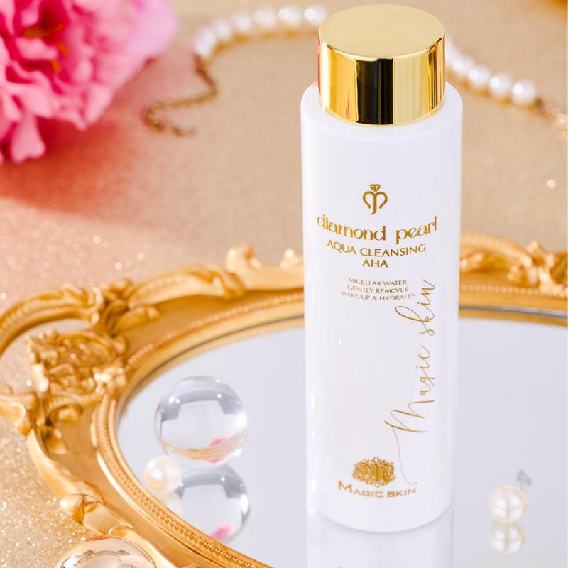 Nước Tẩy Trang ngọc trai Size 120ml ko có vỏ hộp Magic skin Skin Aqua Cleansing Aha