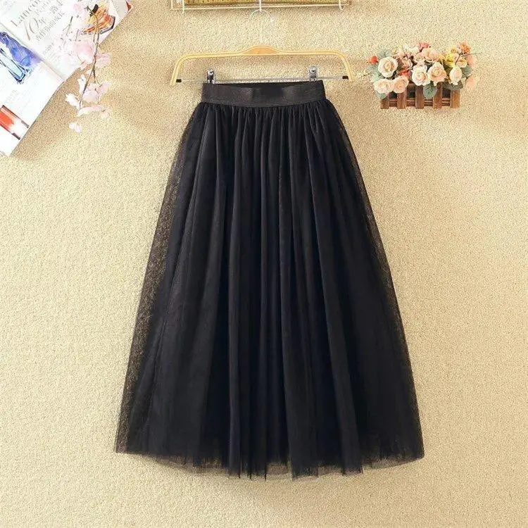 Chân Váy Lưới Hai Lớp Dày Mịn Hot Hòn Họt TT0020 (TTS0206 ) Nữ Women