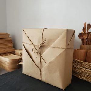 Giấy gói hoa gói quà dạng giấy báo kraft xi măng cực vintage và phong cách - Giấy Kraft gói hàng giấy xi măng nâu loại dày và dai bọc bảo vệ hàng hóa quà tặng