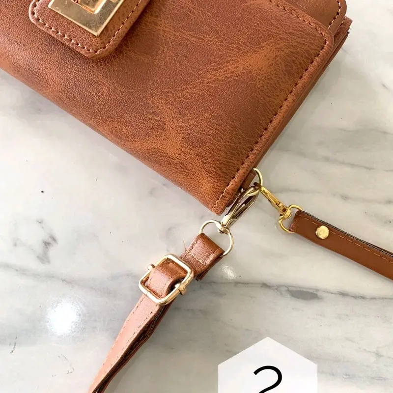 Dompet selempang wanita Cleva 2 tali dompet Orion Vintage Dompet Panjang 5
