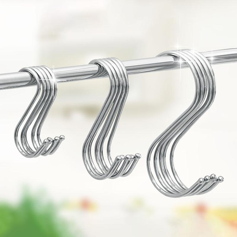 Móc Chữ S Inox Cao Cấp Đa Năng Treo Đồ Siêu Chắc Nhiều Kích Thước 9