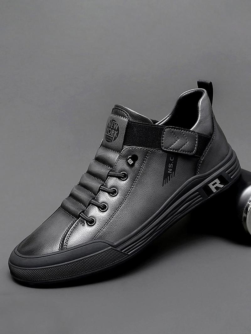 Product Introduction of Men's Fashionable Low Top Sneakers, Casual Comfortable Breathable Sports Shoes, Male All-match Round Toe Shoes for Daily Wear 5