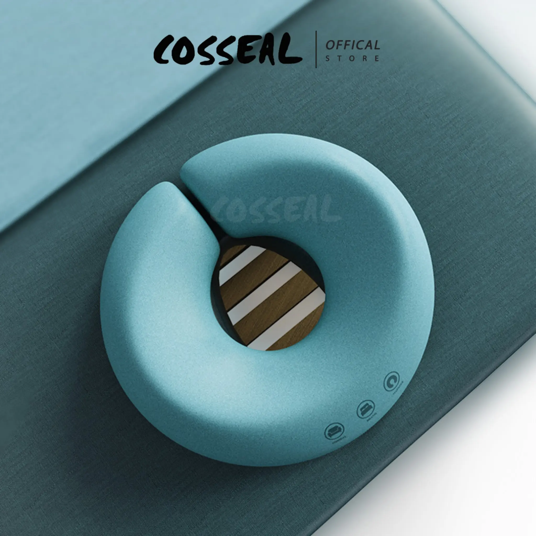 Cosseal Gối Nằm Úp Mặt Thư Giãn Cao Su Non, Công Thái Học, Gối Kê Đầu Chuyên Dụng Cho Spa, Massage