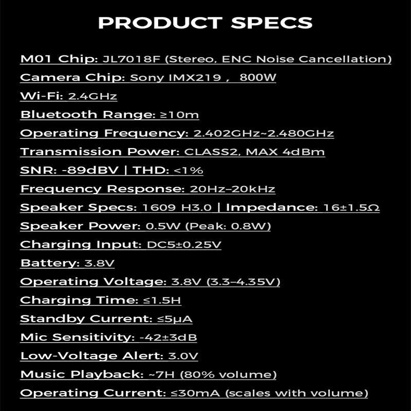 2025 New AI Smart Glasses 8MP HD Camera Sunglasses Photos Video Recorder dual-microphone  Waterproof Anti-blue Smart Glasses - Image 3