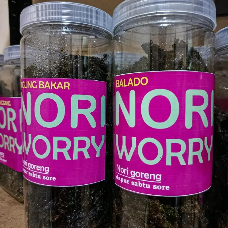 paket bundling nori , rumput laut goreng  toples jumbo 2 pcs murah 2