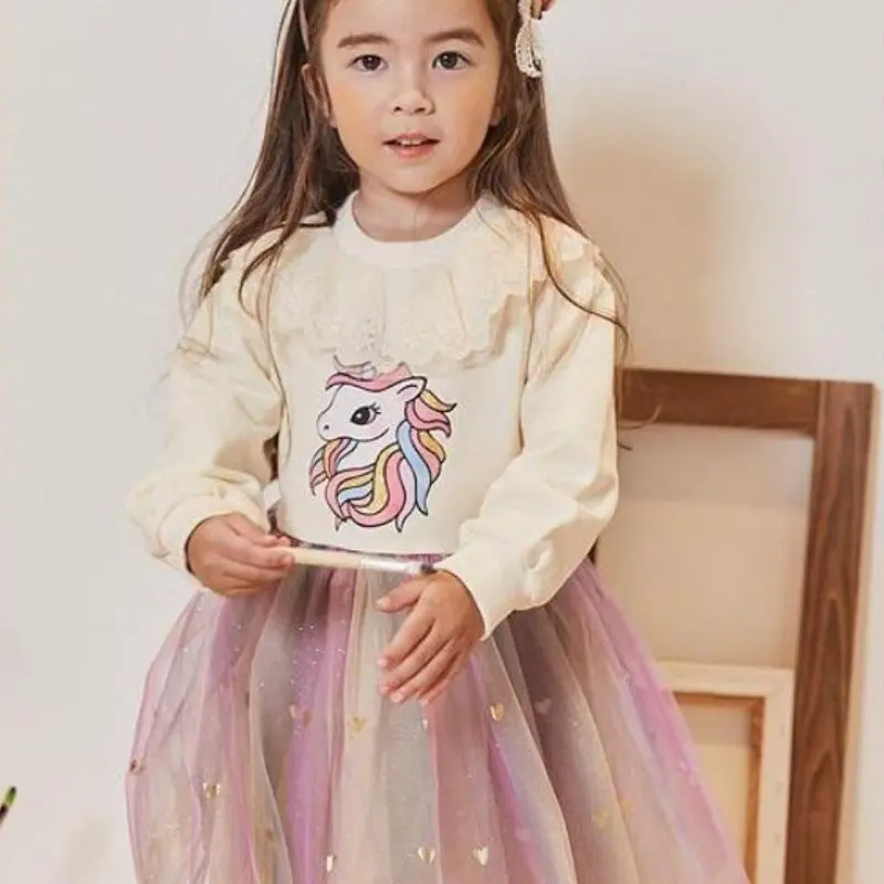 [363265] - Dress Fashion Trend Anak Perempuan - Motif Love Unicorn 3