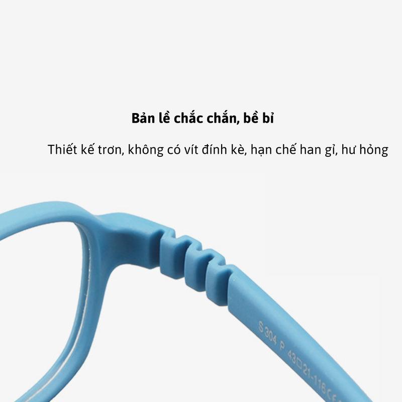 AORON - Kính Trẻ Em Chống Ánh Sáng Xanh, Kính Cho Bé 0 - 2 Tuổi Nhiều Màu Sắc, Gọng Kính TPEE Dẻo Chống Gãy Có Thể Thêm Dây Đeo Chống Tuột Tiện Lợi - AK186 5