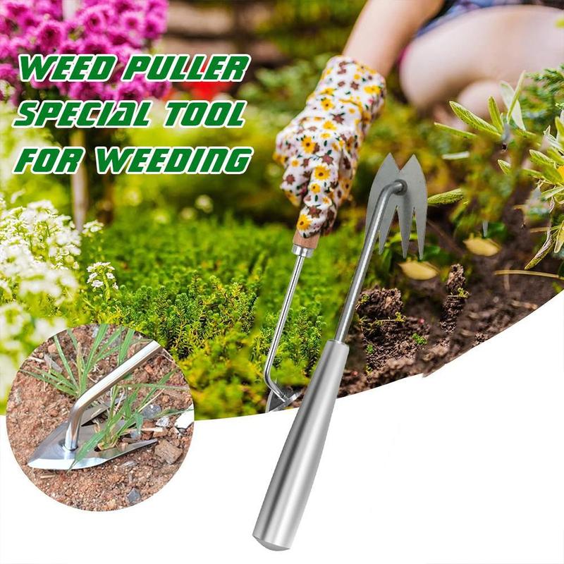 Weeding And Rooting Tool Steel 4/6 Tooth Weeder Root Digger Garden ...