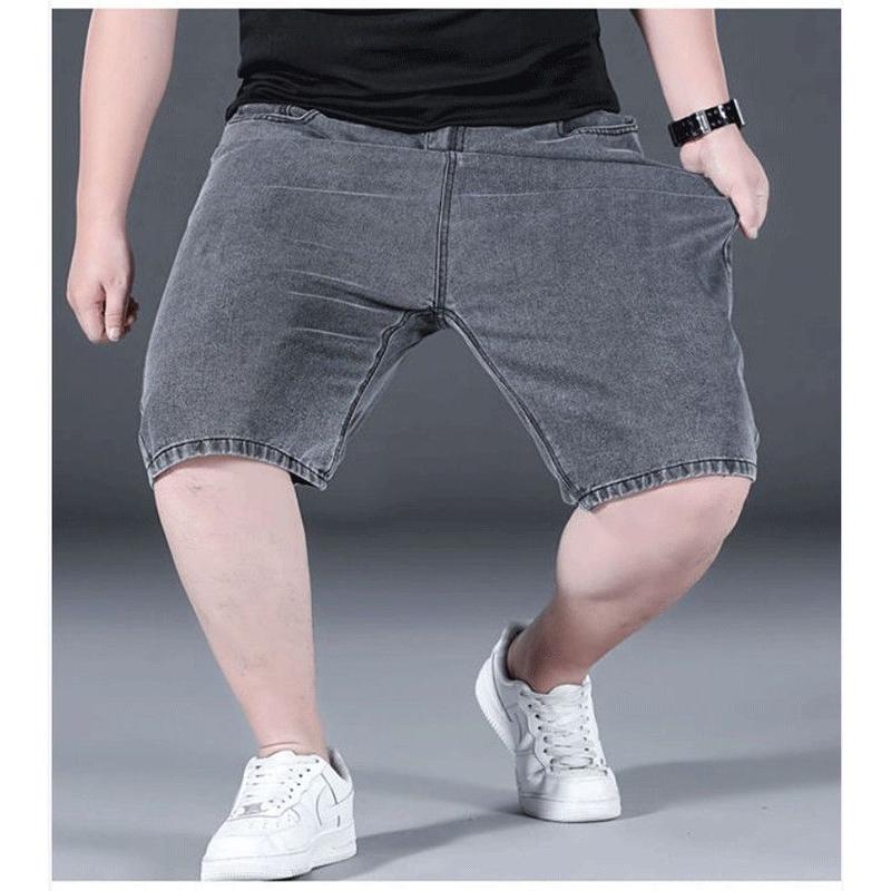 Quần Short Denim Ngoại Cỡ 2023 Quần lửng Nam ngoại cỡ cho người béo cỡ lớn ống rộng hợp xu hướng Mùa hè Menswear Ong 4