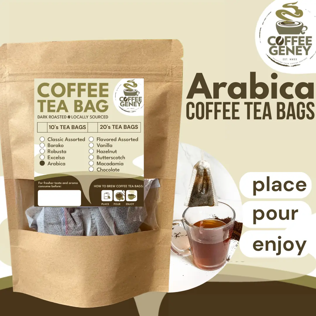 Arabica Coffee Tea Bags (10 Bags/ 20 Bags) Coffee Geney