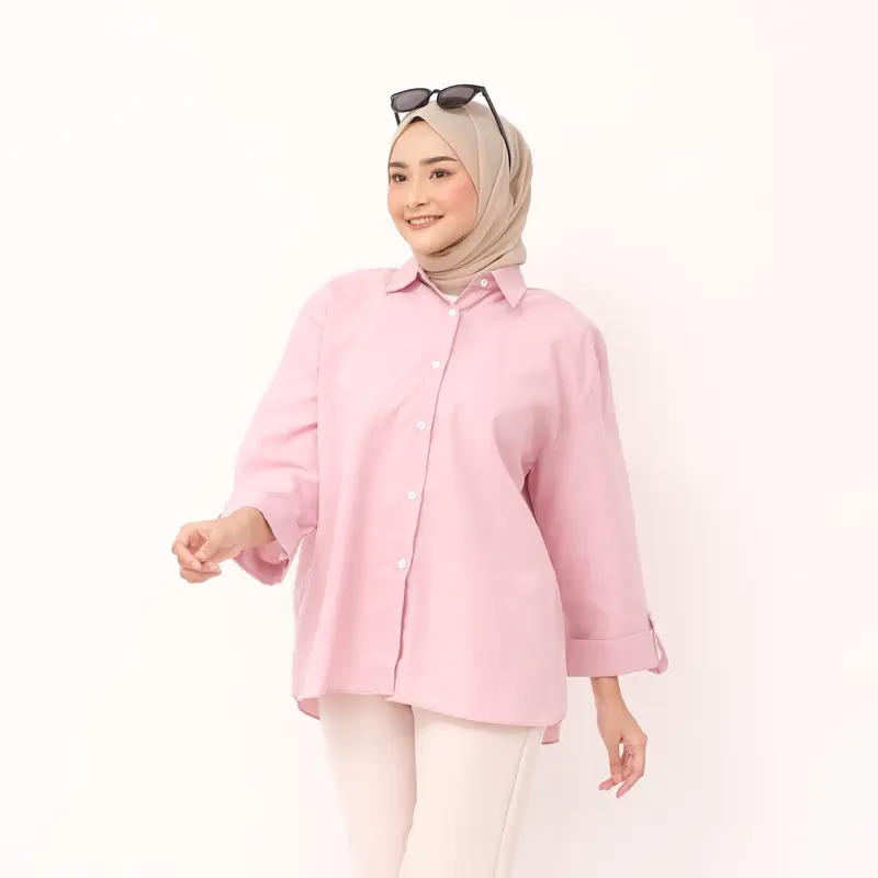 Kemeja Polos Katun Lengan Skoder Katun 7