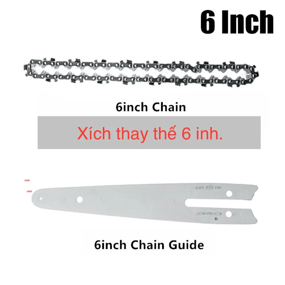 Xích Dự Phòng Dùng Cho Máy Cưa Xích Mini  6 inch Dùng Pin