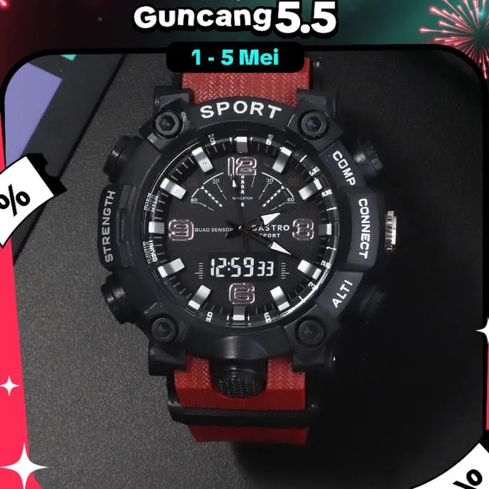JAM TANGAN PRIA GASTRO SPORT JAM TANGAN ANALOG  ANTI AIR