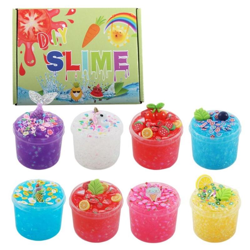 Clear 70ml Slime Kit Non-Sticky Party Favors Slime Super Sof - TikTok ...