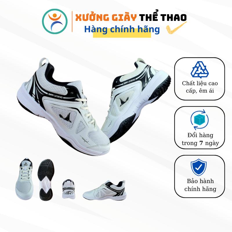 Giày Cầu Lông MIRA LEGEND TẶNG TÚI RÚT MR + KEO LEN lining almighty Sport Nam Vợt Sneaker