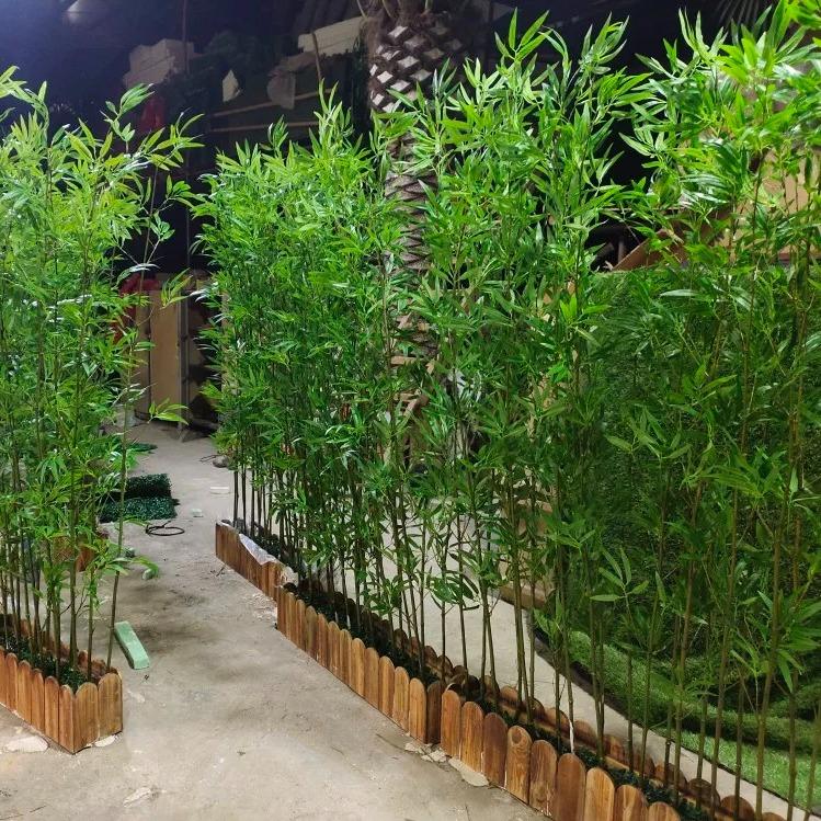 Bó 10 Cây Trúc Giả Tre Giả Loại 1,5m Và 2m Nhiều Lá Chất Liệu Nhựa, Cành Trúc Quân Tử Trang Trí Nhà Cửa Decor Phòng