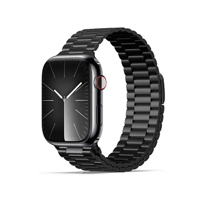 Stainless Steel Magnetic Watch Band (Band Only), Replacement Watch Band for Apple Watch Series 10/9/8/7/6/5/4/3/2/1, Smart Watch Accessories for Women & Men
