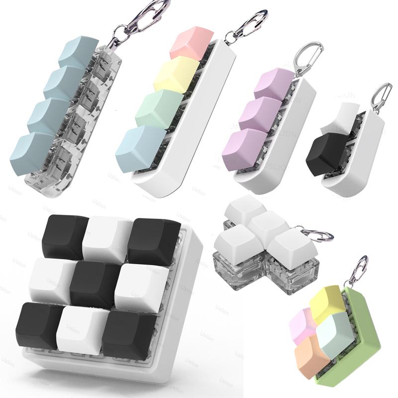 2/3/4/9 Keys Keyboard Keycaps Fidget Toy Party Stress Relief - TikTok ...