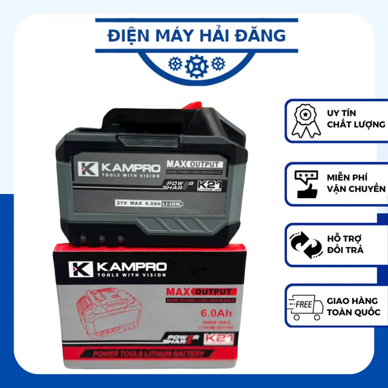 Pin 10-15 Cell KAMPRO Xám 21V Mạch 3 Mosfet Bảng Mạch To Chống Ngắt Tải Chân Pin Phổ Thông 4Cm