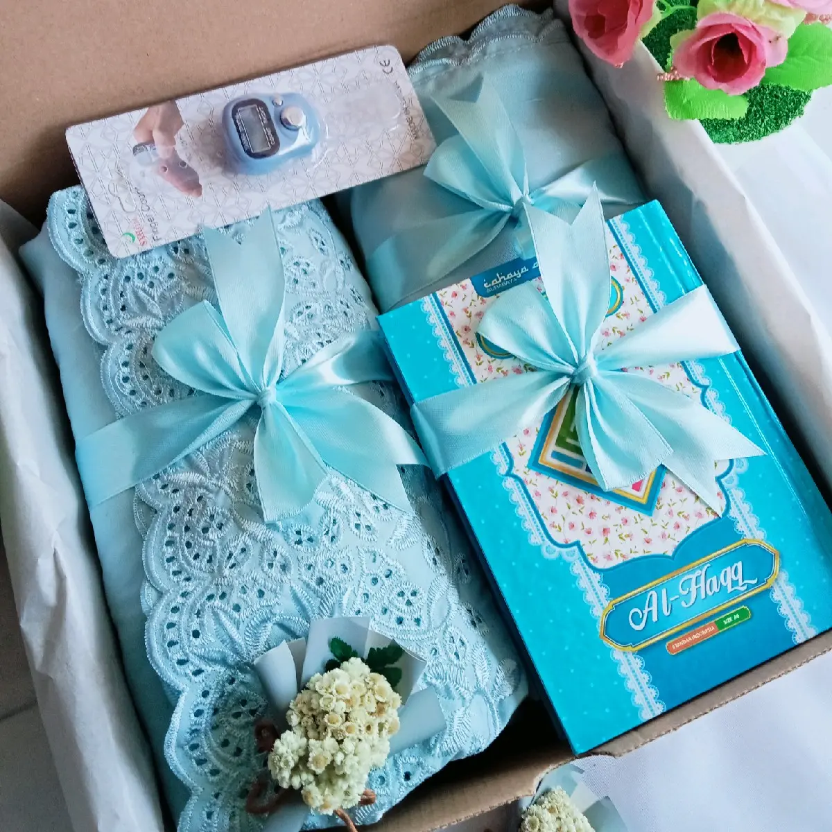 Paket Mukena Katun premium  kado mukena dewasa hampers dan hantaran