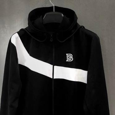 Áo Khoác Nam Nữ Thể Thao Màu Đen Có Mũ P U M Jacket Sport Áo Chống Nắng Vải Thun Lạnh Poly 2 Da Cao Cấp, Mềm Mịn Không Xù Lông, chạy bộ menwear Đồng Trang Phục Tập Gym 3