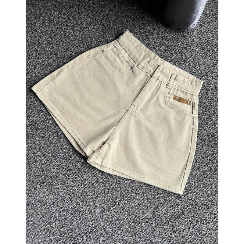 (S-XL) Quần short vải  jean dày 3 màu dễ mặc dài 37cm Q744