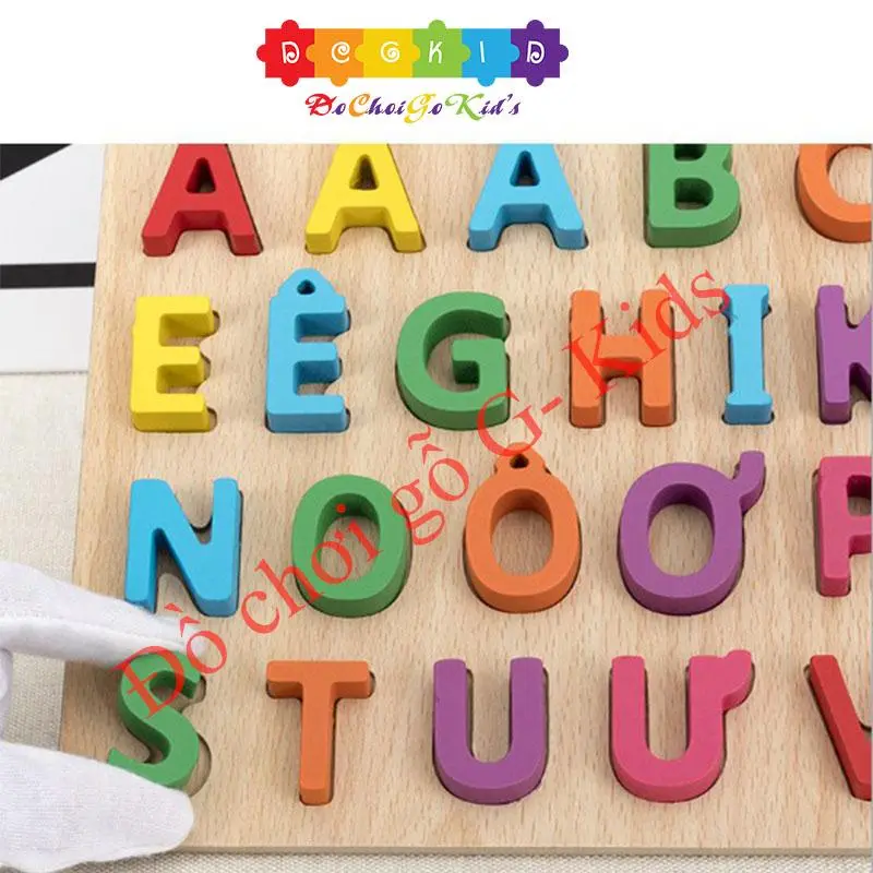 Bảng Chữ Cái Tiếng Việt In Hoa 30 x 22 cm Đồ Chơi Toy 2