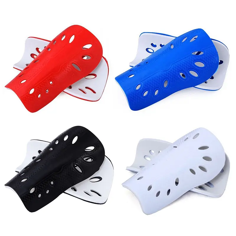 [wil]1 Pair Football Shin Pads Plastic Soccer Guards Leg Protector For Kids Adult Protective Gear Breathable Shin Guard