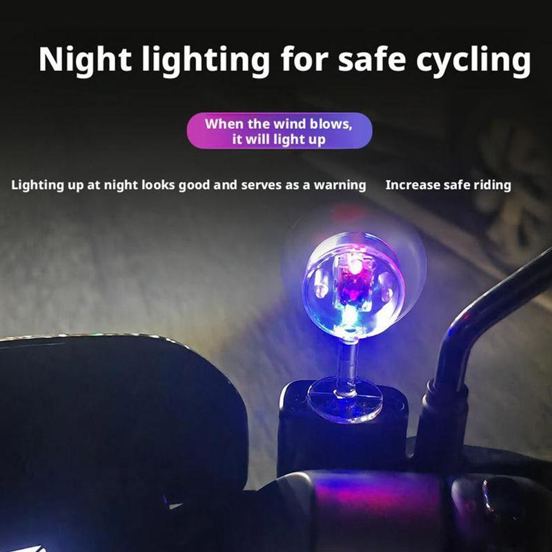 Product Introduction of Electric Bike Motorcycle Decoration Wind Energy Luminous Small Windmill And Bicycle Car Wind Power Small Fan Decoration Ornaments 18