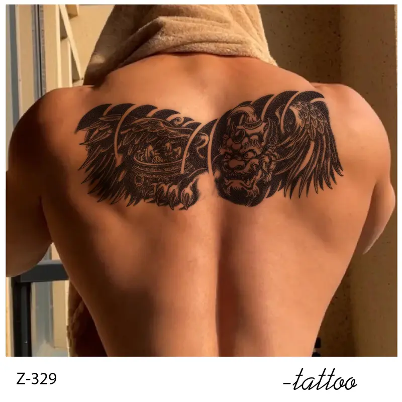 ZOAR Y45Stiker Tato Temporary Semi Permanen 【tampilan payudara besar】Tahan lama Tattoo menempel dekorasi seni untuk pria dan wanita 2