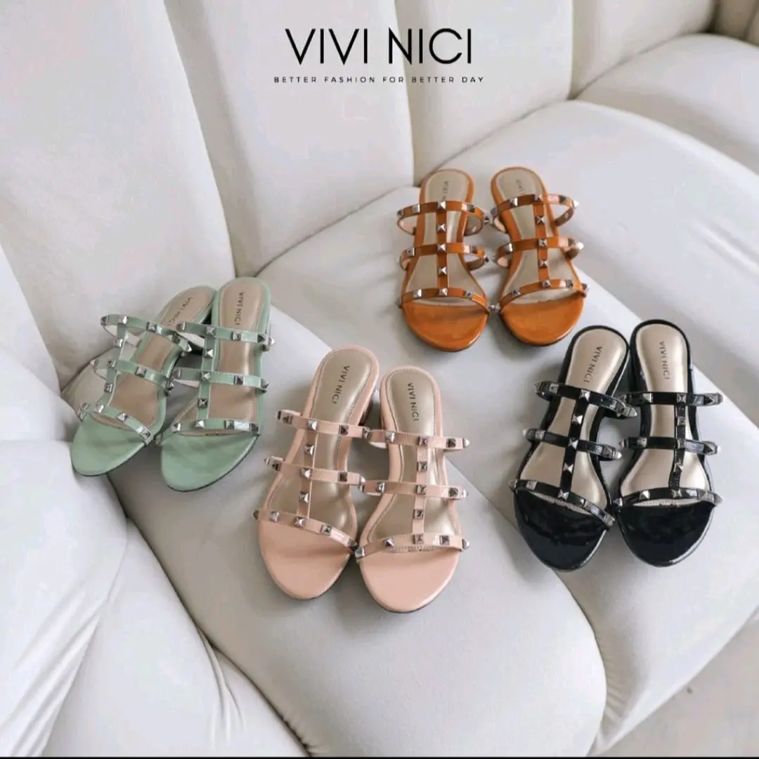 VIVI NICI Maili Sandal Wanita - Hak 3 cm