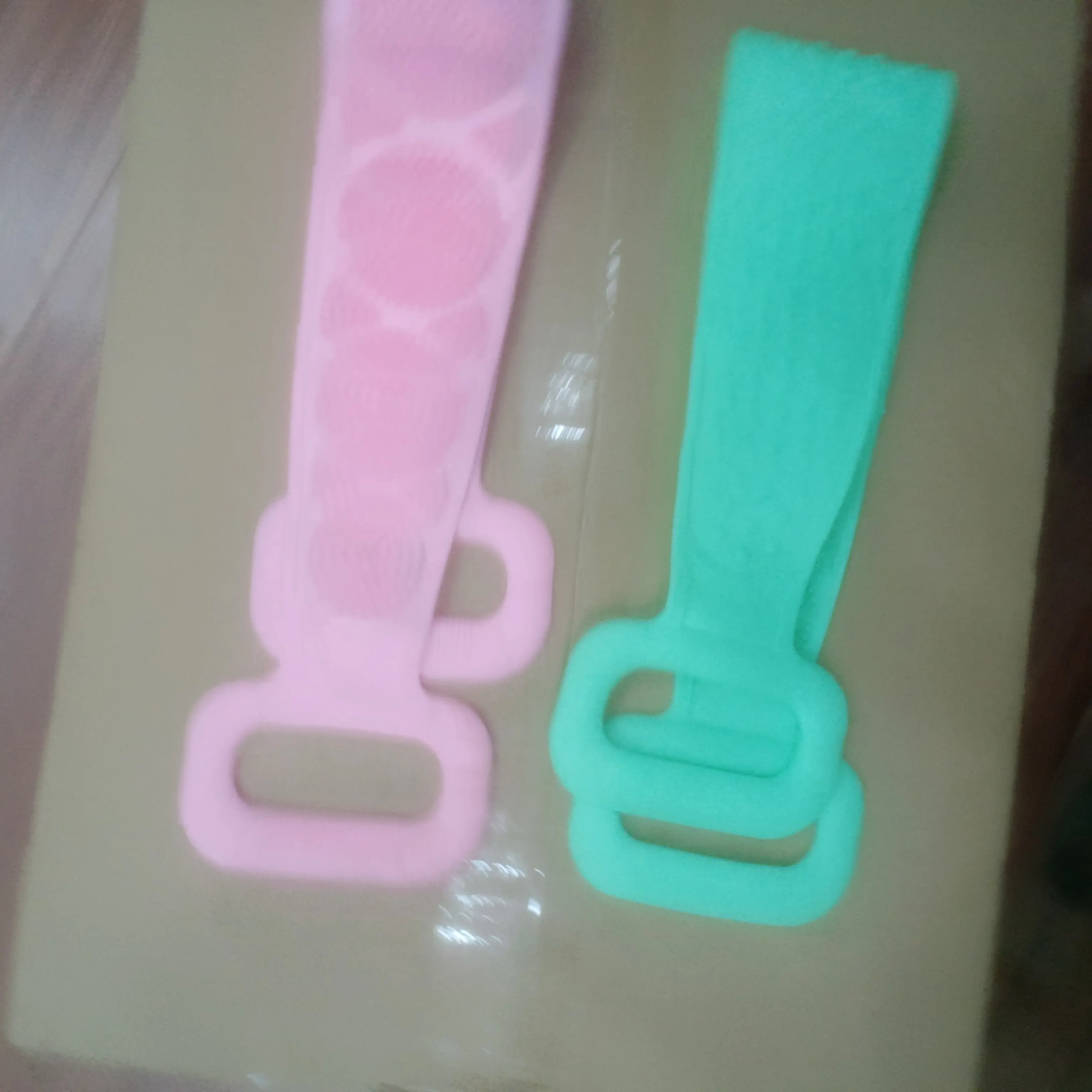 Combo 2 dây Tắm Chà Lưng Silicon màu ngẫu nhiên