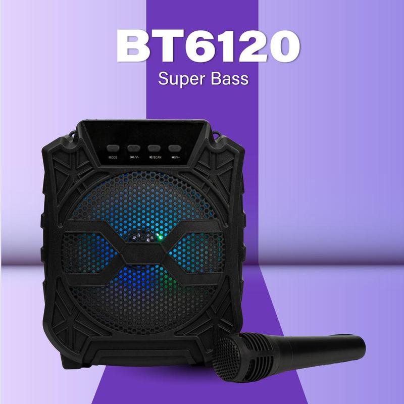 [KOL/KOC] Loa Bluetooth BT-6120, nghe nhạc hát karaoke đều hay, bass ấm, âm vang, chất lượng