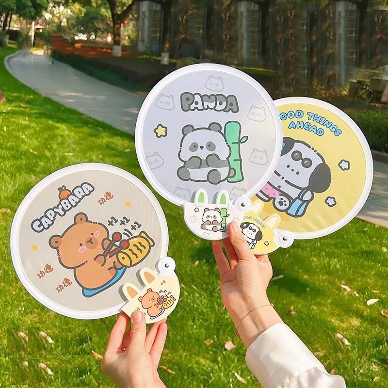 Quạt bung mini Capybara gấp gọn cầm tay dễ thương CHOOAH QUATBUNG173 Decor