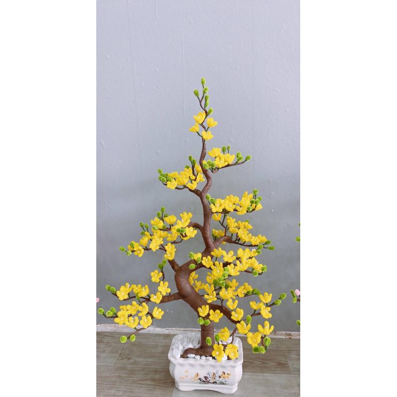  Thân bonsai giả làm cây mai cây đào trang trí tết. Gốc bonsai 
