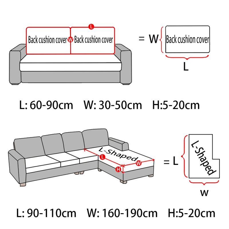 Product Introduction of [juhua] 1/2/3/4 Seater PU Leather Elastic Sofa Seat Cushion Covers for Living Room Waterproof Stretch Chair Seat Cover Couch Slipcover 30