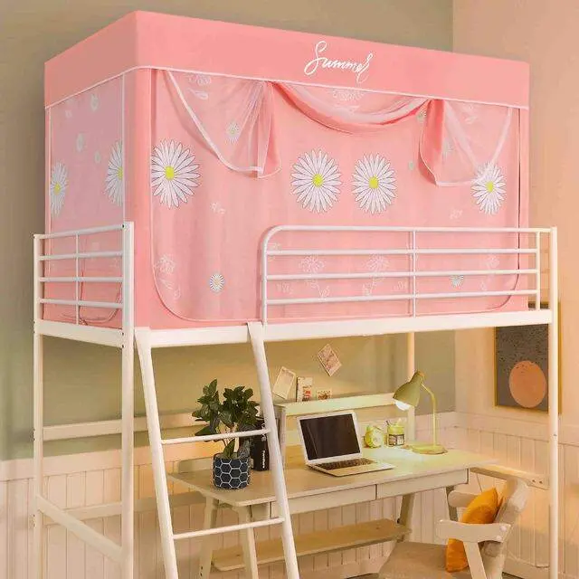 New Canopy Bed Curtains With Frame Curtain Privacy Mosquito Bed Home Dustproof Net School Bunk Protection And Bedroom