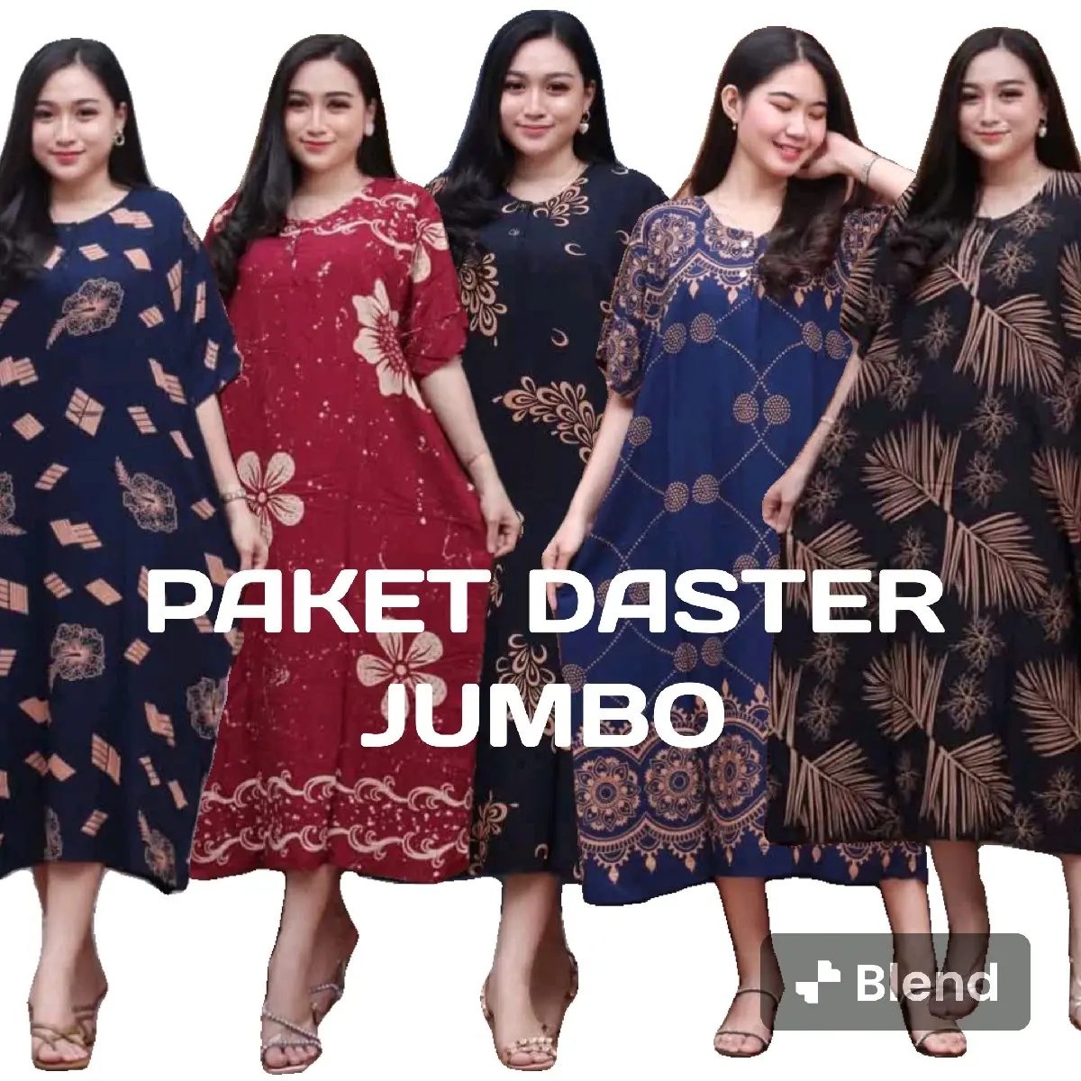 Paket Daster Busui Jumbo Kekinian Pakaian Waniga Musim dingin Bumil Rayon Kancing Panjang Nyaman