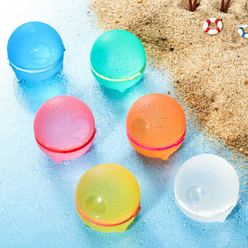 Product Introduction of Reusable Water Ball, Silicone Water Bomb with Mesh Bag, Water Balloon Toy For Pool Party, Water Play Colorful Water Balloons, Suitable for Boys and Girls 10