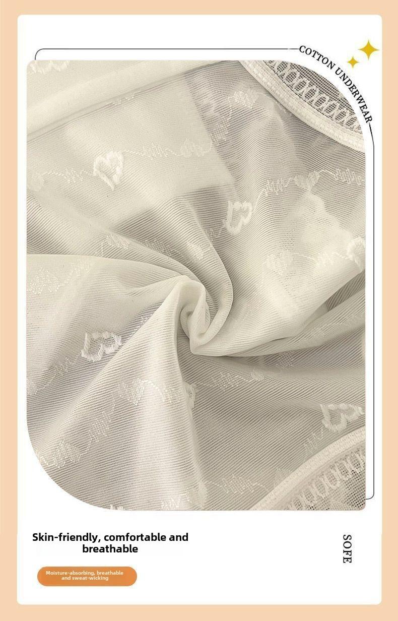 Product Introduction of Low Waist 7A Antibacterial Breathable Soft-lace underwear 3