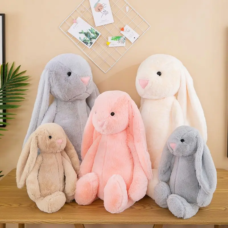 Đồ Chơi Nhồi Bông Búp Bê Thỏ Tai Dài, Thỏ Tai Lồi, Đồ Chơi Chăn Bông Người Nổi Tiếng Trên Internet, Quà Sinh Nhật, Trẻ Em Dễ Thương, Siêu Mềm, Năm 2025