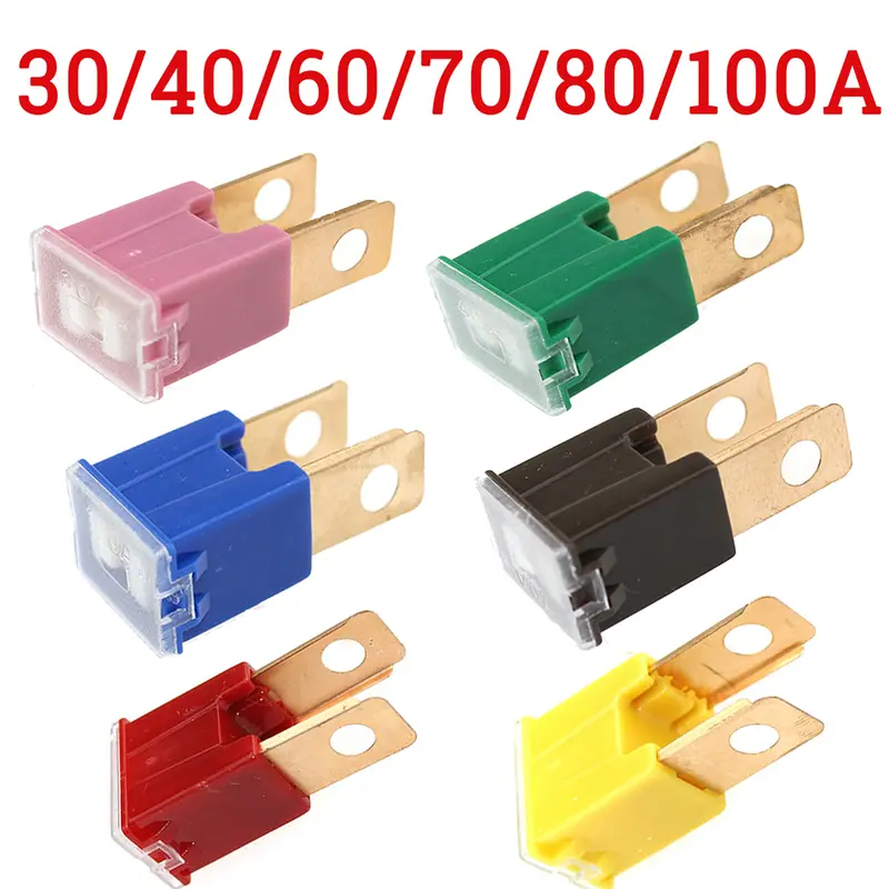 Đồng Hồ Đo Cầu Chì Ô Tô, HQM1, 100A, 80A, 70A, 60A, 50A, 40A, 30A, Được Thiết Kế Cho Cầu Chì Nam PAL, Thích Hợp Cho Honda Và Mazda, Chặn Thổi Chậm 1