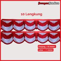 Gambar BackDrop Siti Walidah Jumbo | Background Risplang Merah Putih Panjang Dekorasi Kemerdekaan HUT RI dari Juraganbendera Kota Surabaya 3 Tokopedia