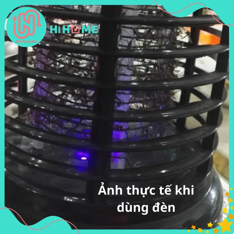 Đèn Bắt, Diệt Muỗi, Côn Trùng Thế Hệ Mới, Bằng Đèn LED Hình Tháp 3D Kiêm Đèn Ngủ, Chống Lóa Mắt – Bảo Hành 3 Tháng 6